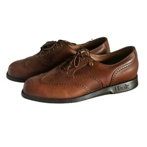 NWT Etonic Wingtip Golf Shoes Leather Oxford PGA Dri-Tech Tour Spikes Mens 10.5M